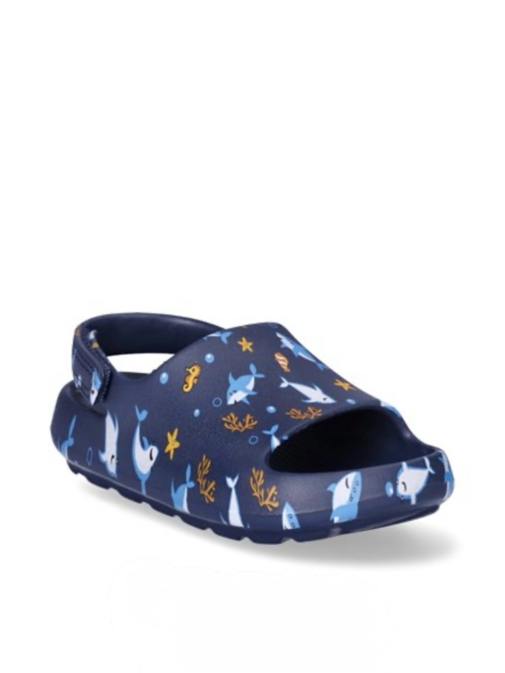 Wonder Nation Navy Shark Adventure Sandals